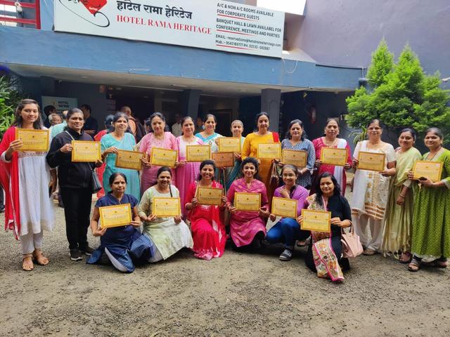 Women at a community workshop