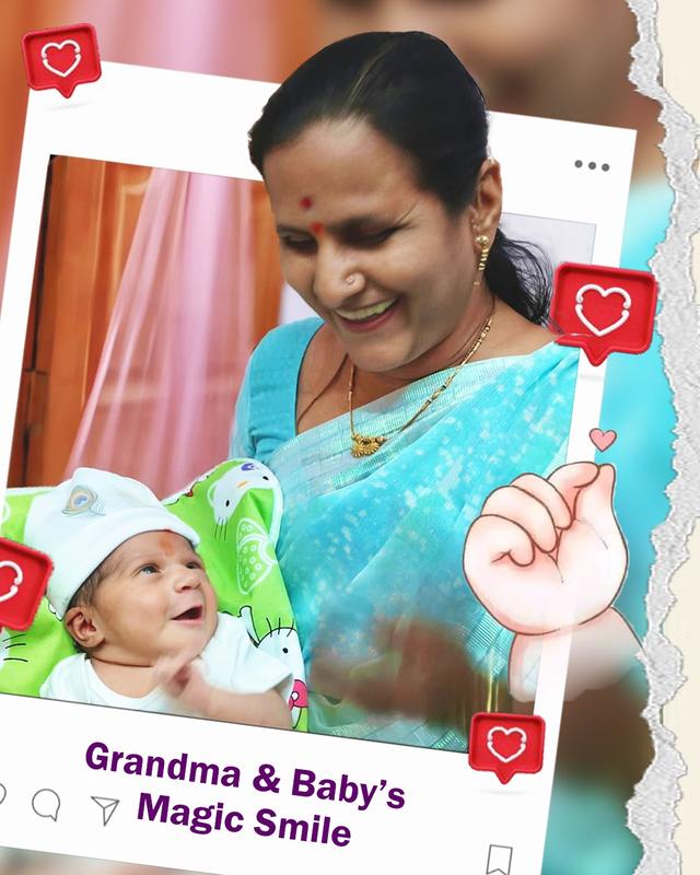 Happy mother holding her baby